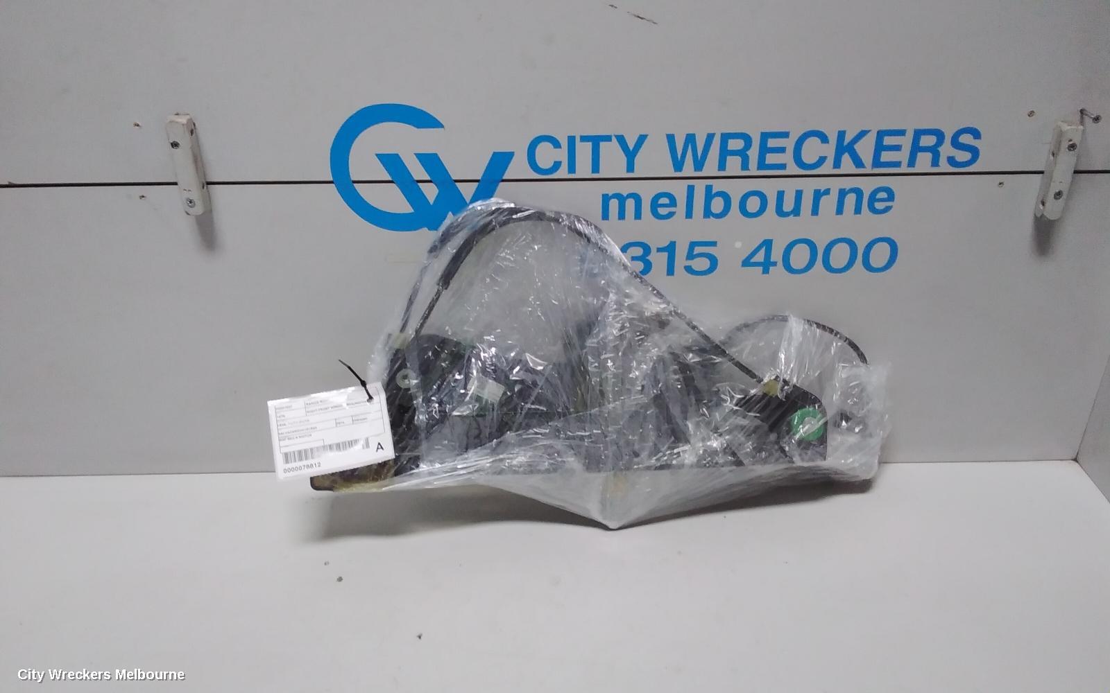 LAND ROVER RANGEROVER EVOQUE RIGHT FRONT WINDOW REG/MOTOR, DOOR REG ASSY (REG AND MOTOR), 5DR, L538, 11/2011 - 01/2019