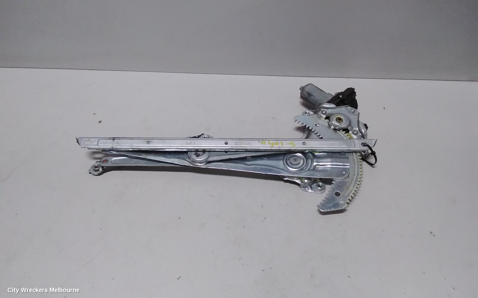 TOYOTA KLUGER RIGHT REAR WND REG/MOTOR, XU50 SERIES, 03/2014 - 02/2021