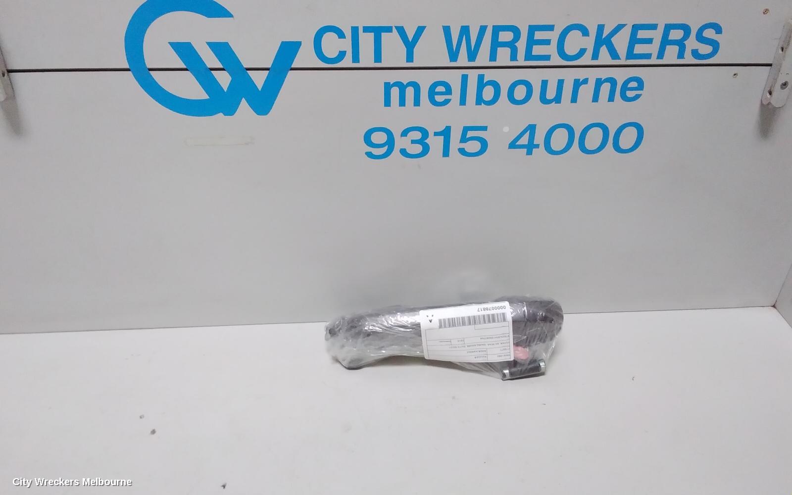 TOYOTA KLUGER DOOR HANDLE, OUTER, RH REAR, GSU50/GSU55, 03/2014 - 02/2021
