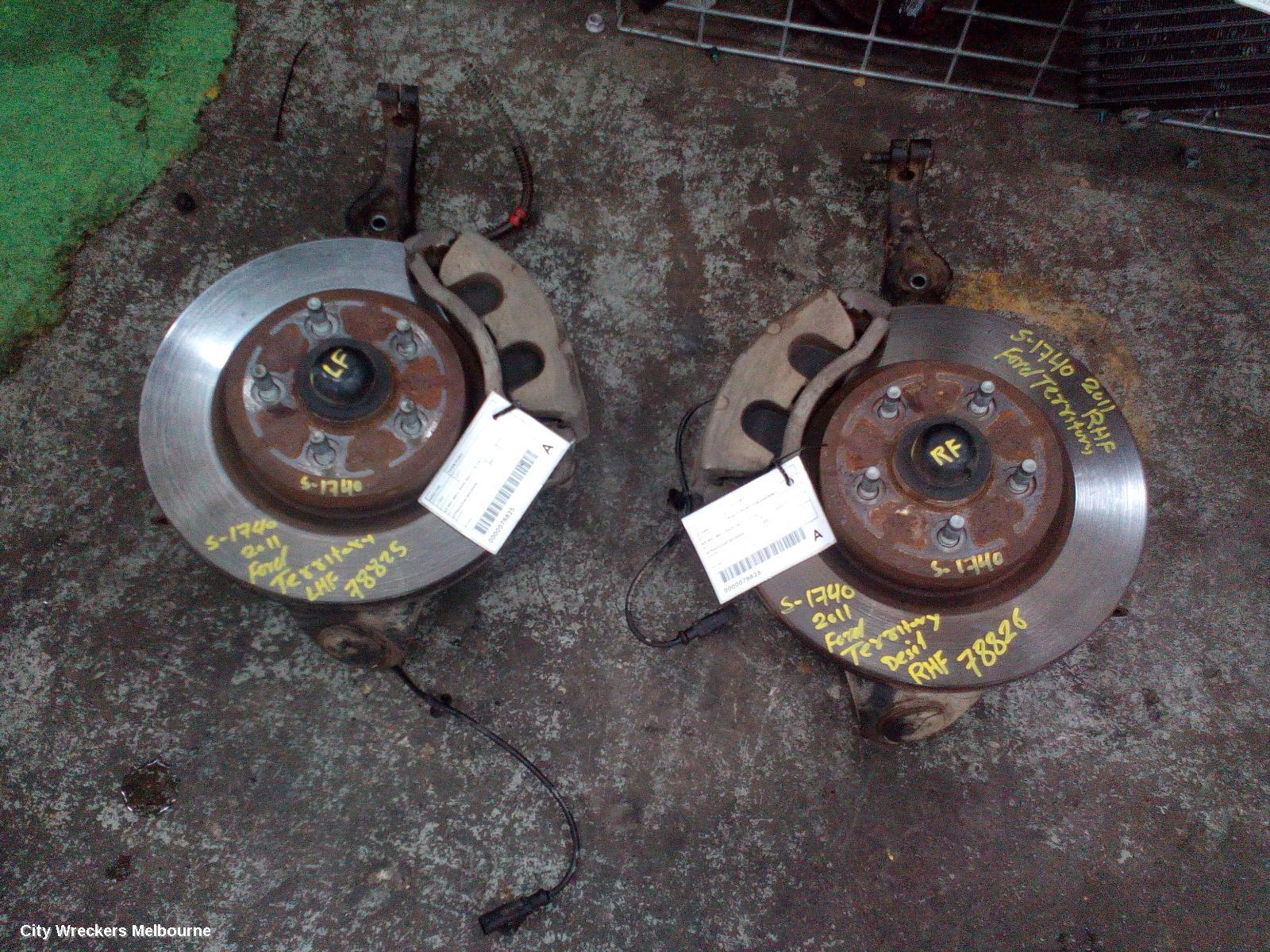 FORD TERRITORY RIGHT FRONT HUB ASSEMBLY, SZ MKI-MKII, RWD, 04/2011 - 12/2016