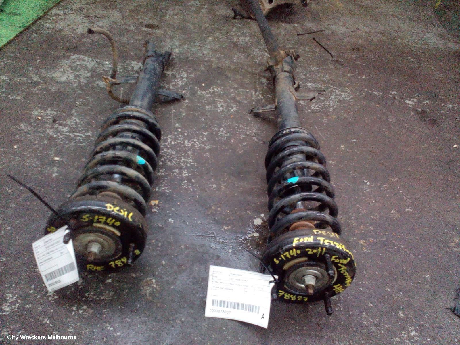 FORD TERRITORY LEFT FRONT STRUT, SZ MKI-MKII, 2.7, RWD, TURBO DIESEL, 04/2011 - 12/2016