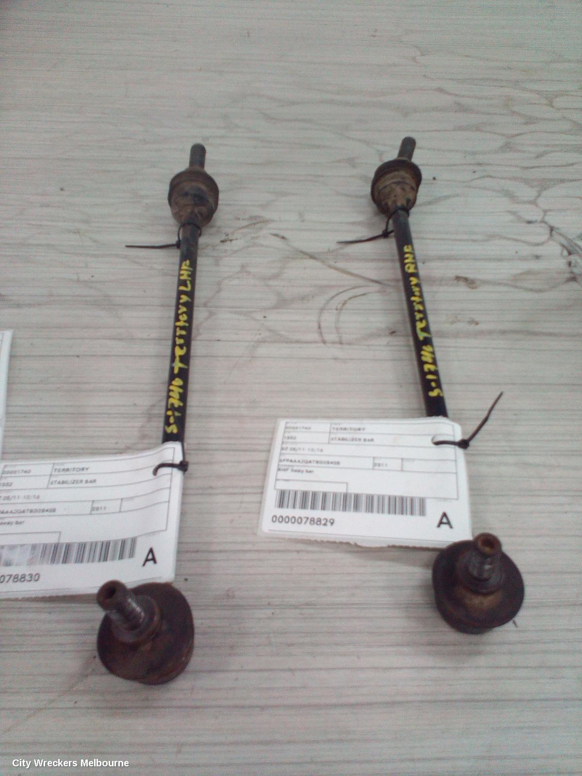 FORD TERRITORY STABILISER BAR, SZ, 03/2011 - 12/2016