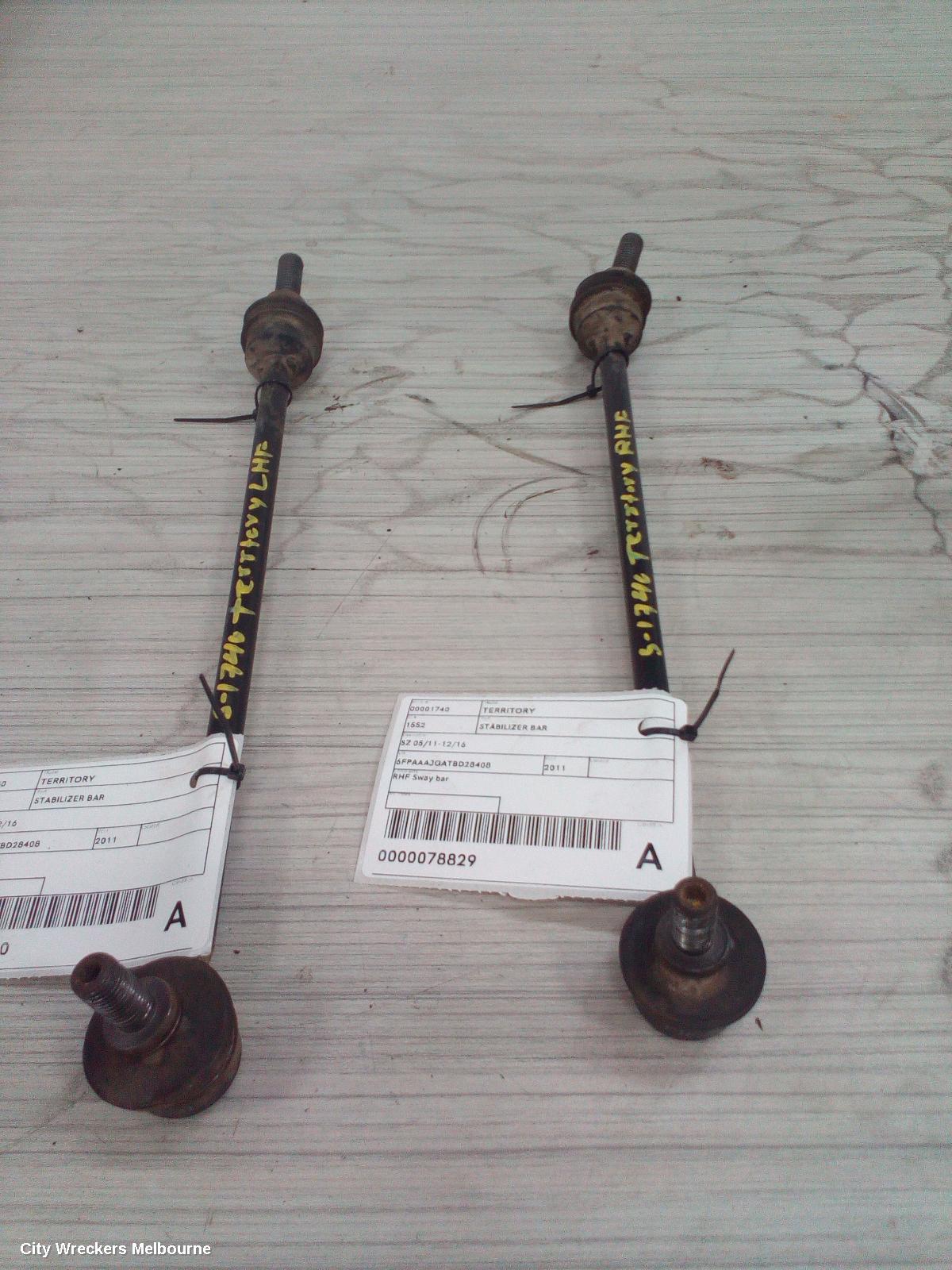 FORD TERRITORY STABILISER BAR, SZ, 03/2011 - 12/2016