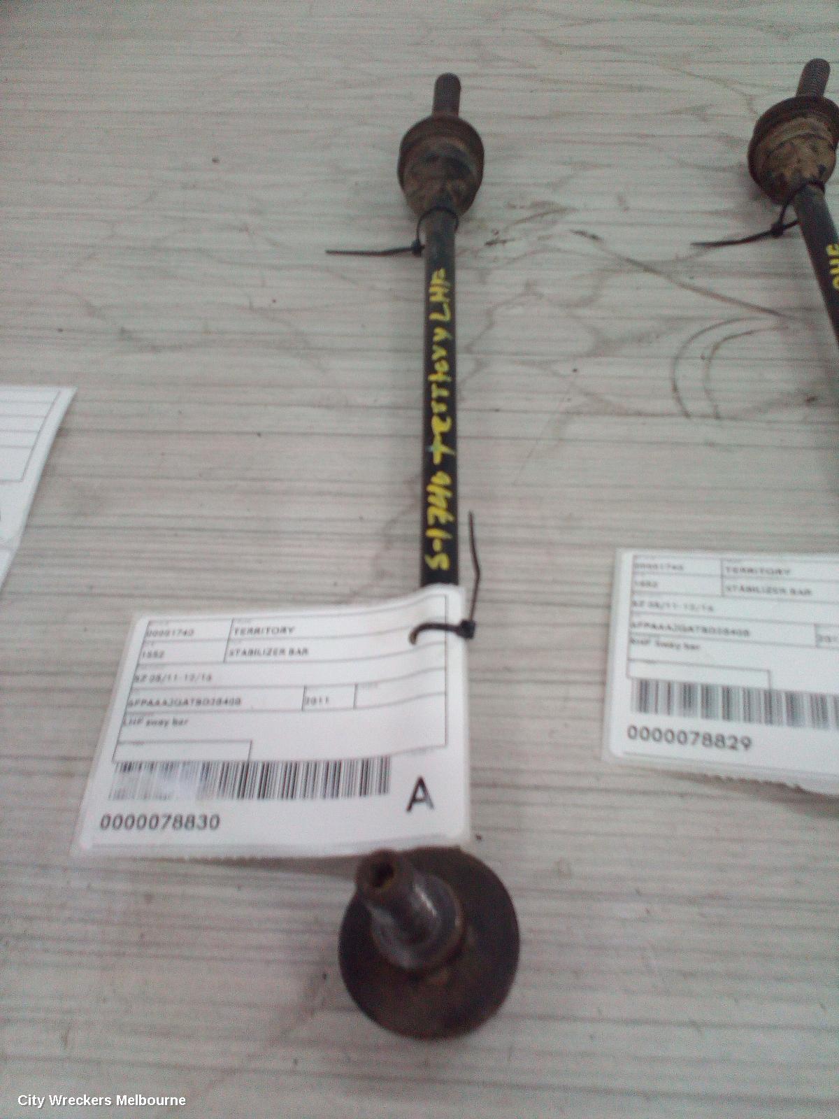 FORD TERRITORY STABILISER BAR, SZ, 03/2011 - 12/2016
