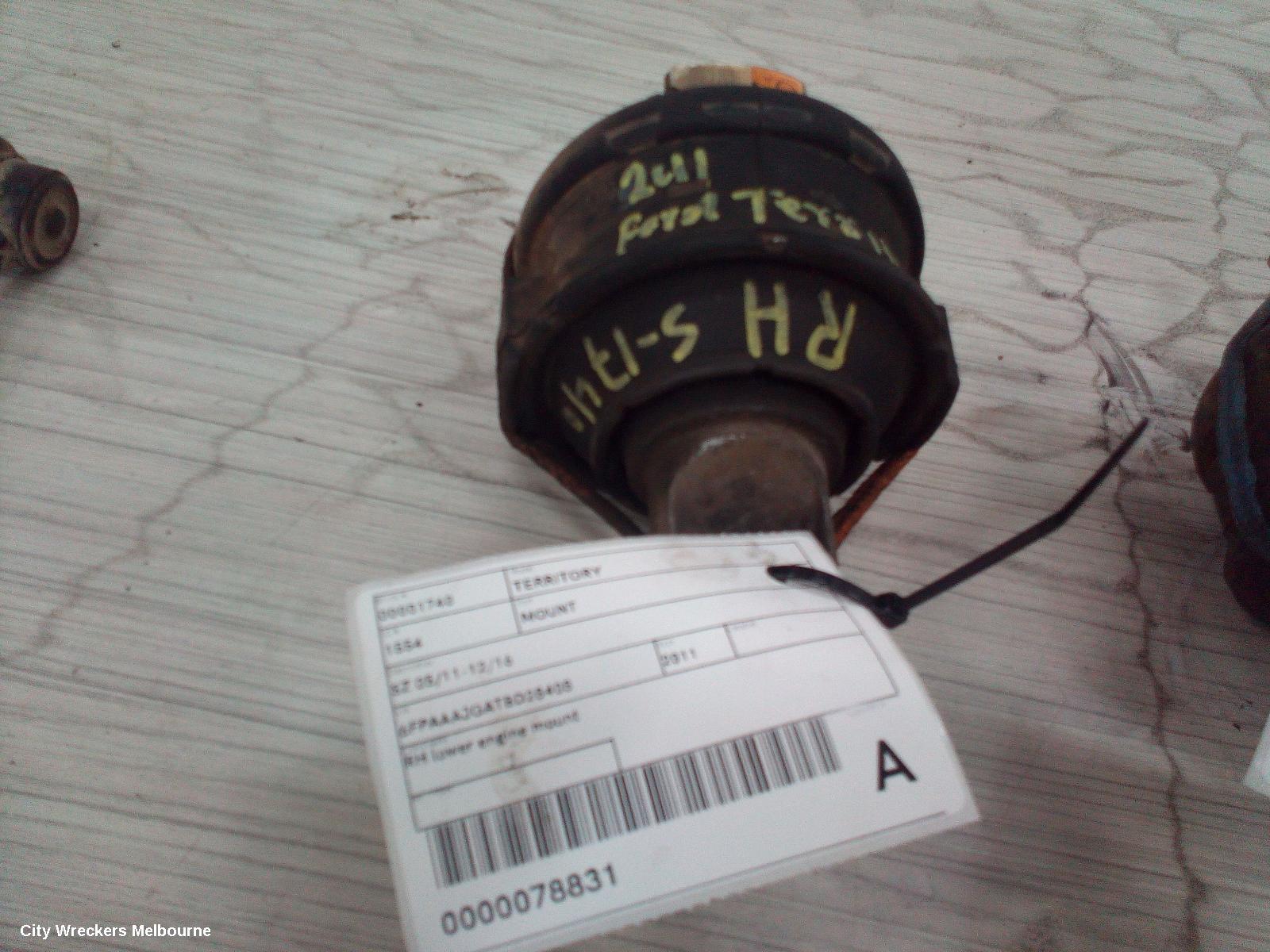 FORD TERRITORY MOUNT, SZ, 03/2011 - 12/2016