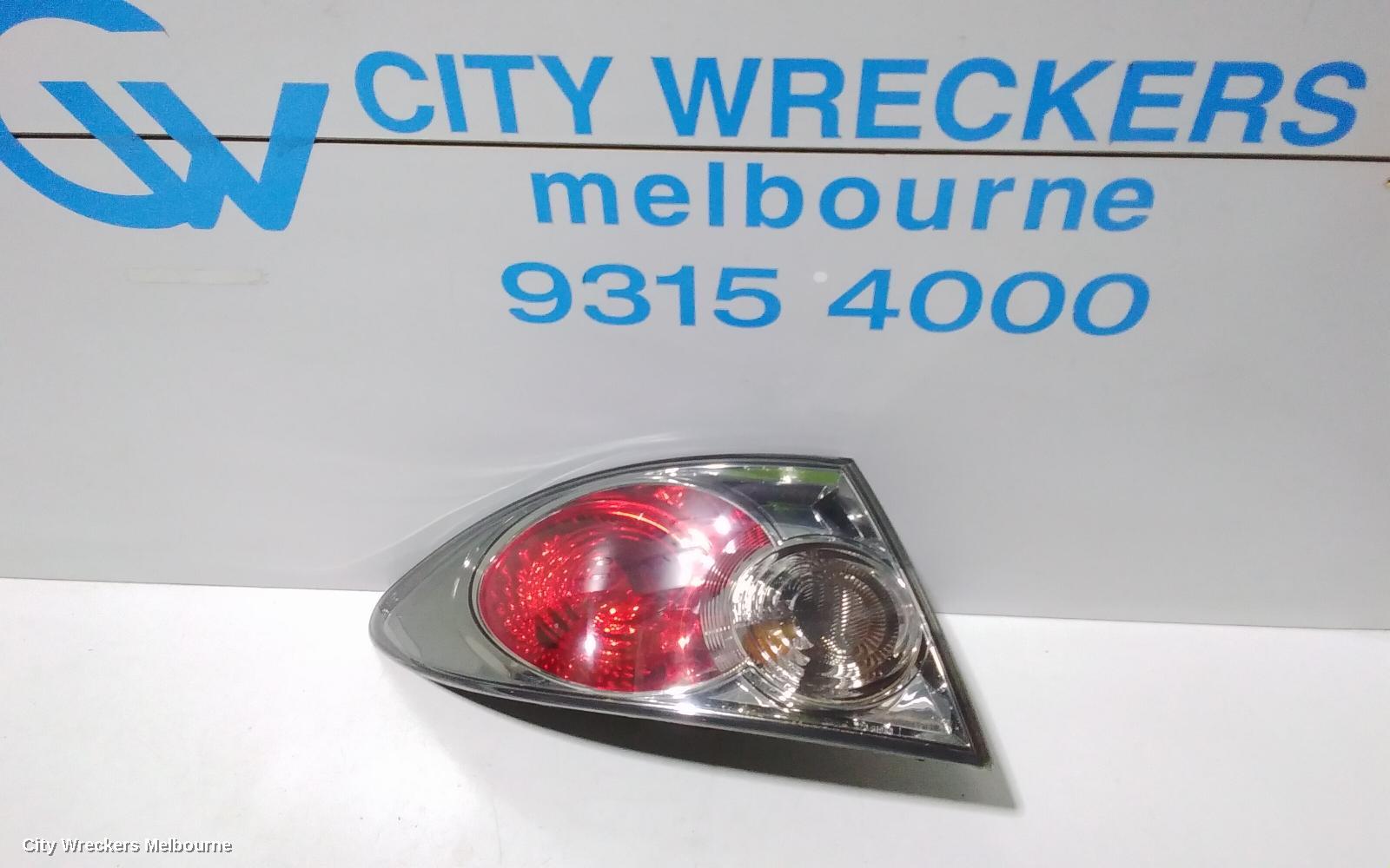MAZDA 6 LEFT TAILLIGHT, GG/GY, SEDAN/HATCH, LENS# 220-61980, 08/2005 - 11/2007