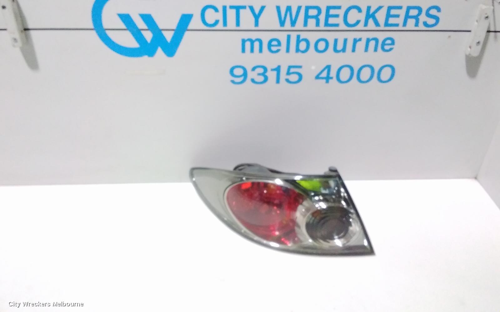 MAZDA 6 LEFT TAILLIGHT, GG/GY, SEDAN/HATCH, LENS# 220-61980, 08/2005 - 11/2007