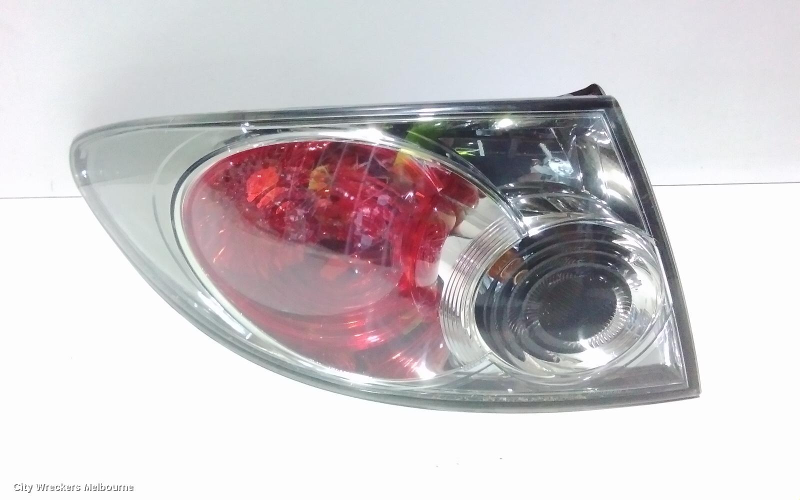 MAZDA 6 LEFT TAILLIGHT, GG/GY, SEDAN/HATCH, LENS# 220-61980, 08/2005 - 11/2007