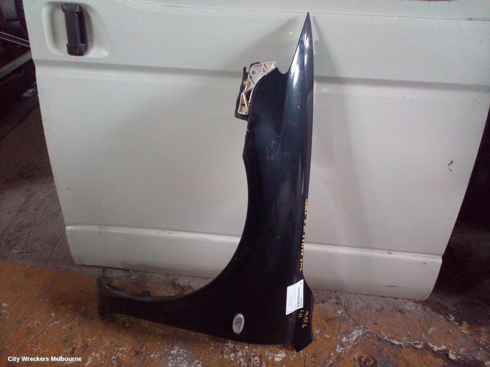 MAZDA 6 LEFT GUARD, GG/GY, STANDARD TYPE, 09/2002 - 01/2008