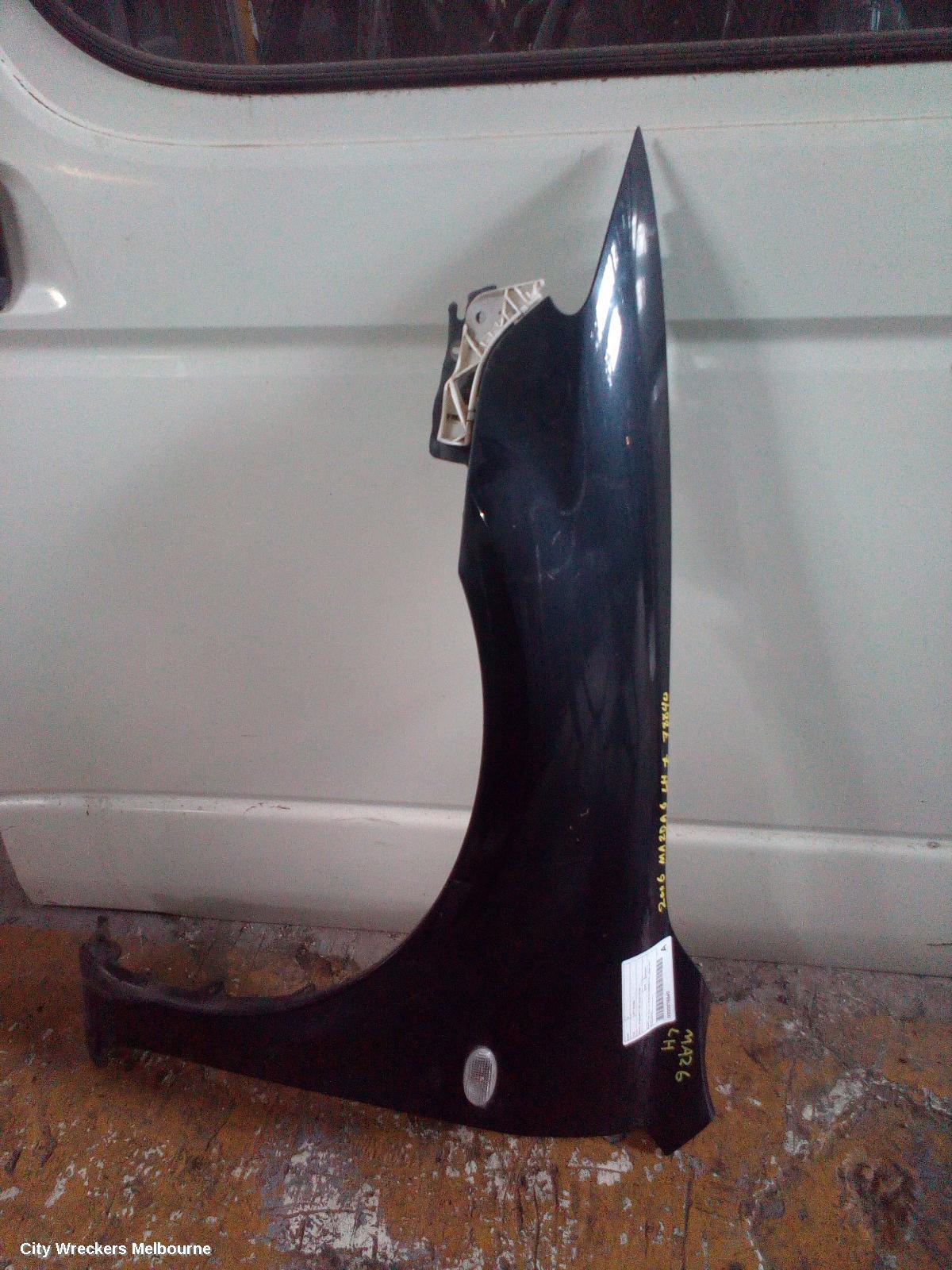 MAZDA 6 LEFT GUARD, GG/GY, STANDARD TYPE, 09/2002 - 01/2008