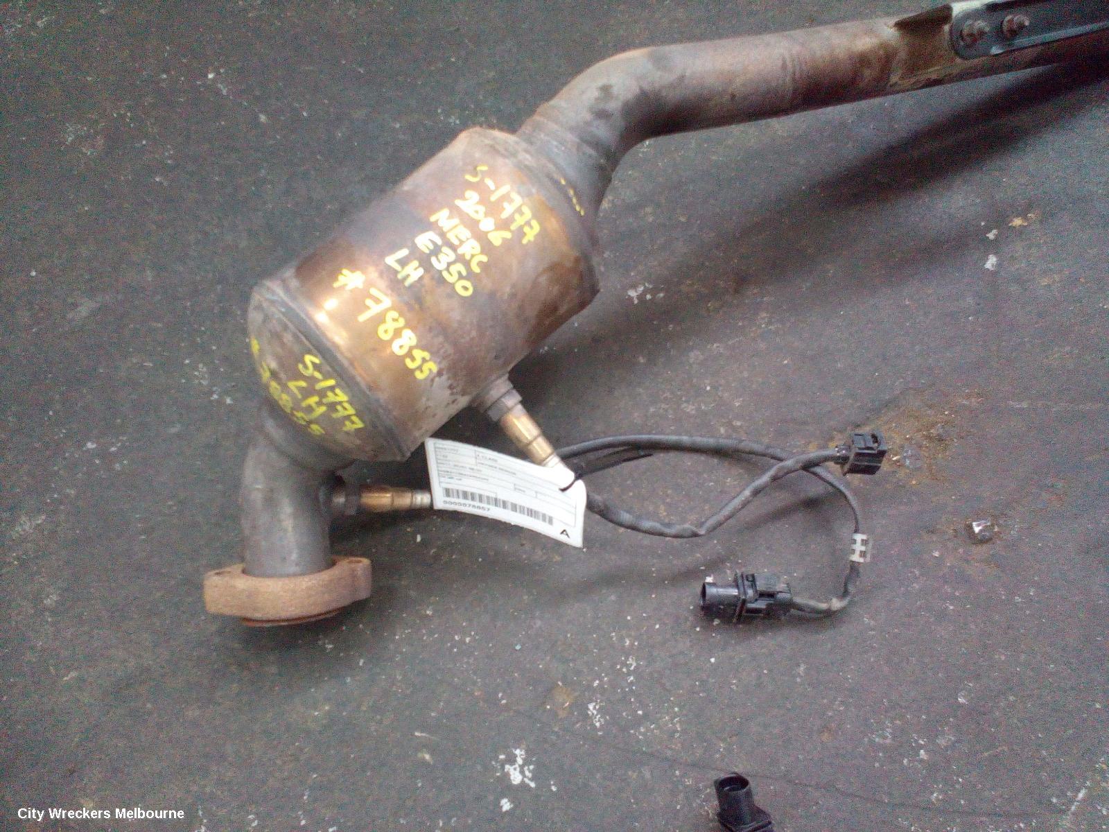 MERCEDES E CLASS CATALYTIC CONVERTER, UNDER CAR-CAT TYPE, 3.5, PETROL, LH SIDE, W211/S211, 03/2005 - 12/2009