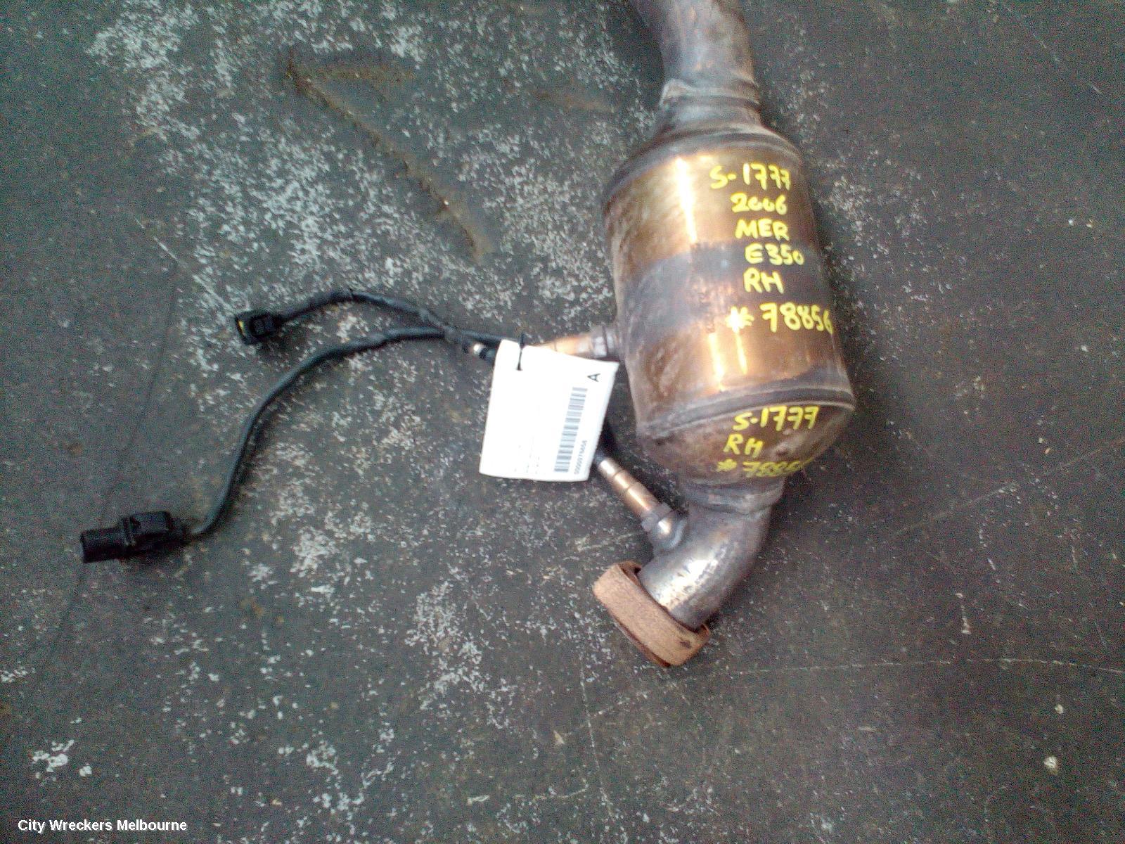 MERCEDES E CLASS CATALYTIC CONVERTER, UNDER CAR-CAT TYPE, 3.5, PETROL, RH SIDE, W211/S211, 03/2005 - 12/2009
