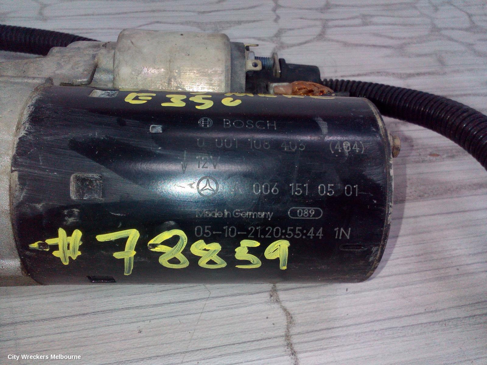 MERCEDES E CLASS STARTER, PETROL, 3.5, BOSCH, W211/S211, 03/2005 - 12/2009