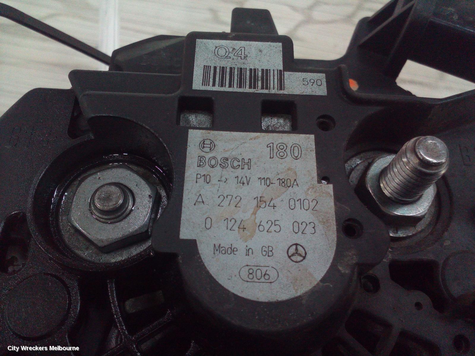 MERCEDES E CLASS ALTERNATOR, PETROL, 3.5, W211/S211, E350, 03/2005 - 12/2009