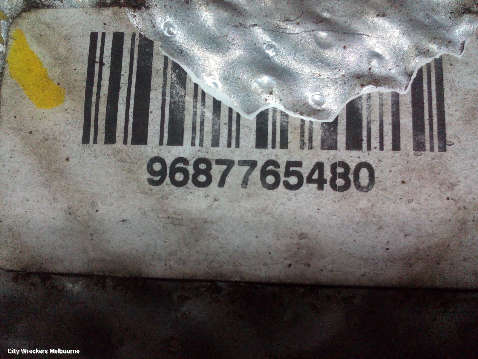 PEUGEOT 508 CATALYTIC CONVERTER, 07/2011 - 12/2017