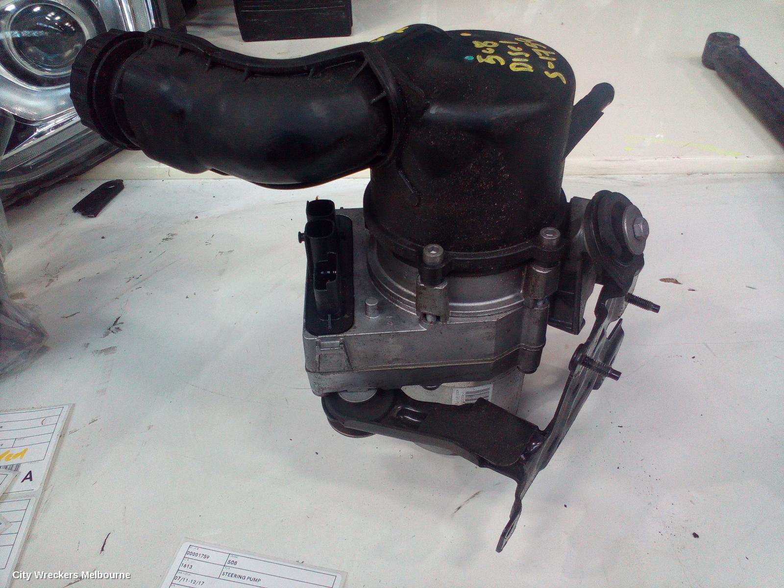 PEUGEOT 508 STEERING PUMP, 07/2011 - 12/2017