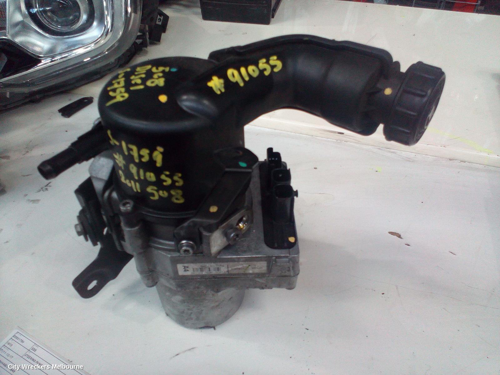 PEUGEOT 508 STEERING PUMP, 07/2011 - 12/2017