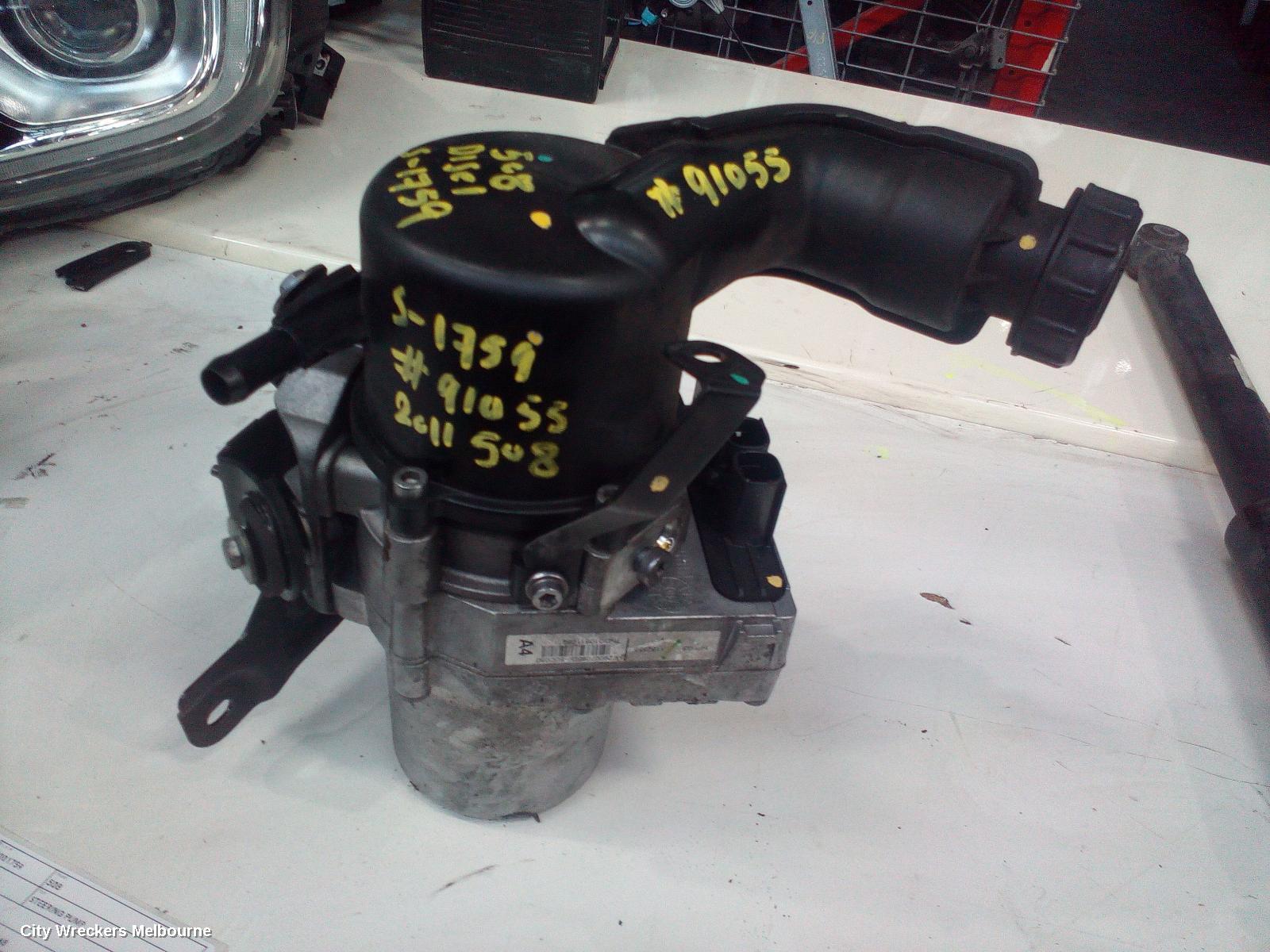 PEUGEOT 508 STEERING PUMP, 07/2011 - 12/2017
