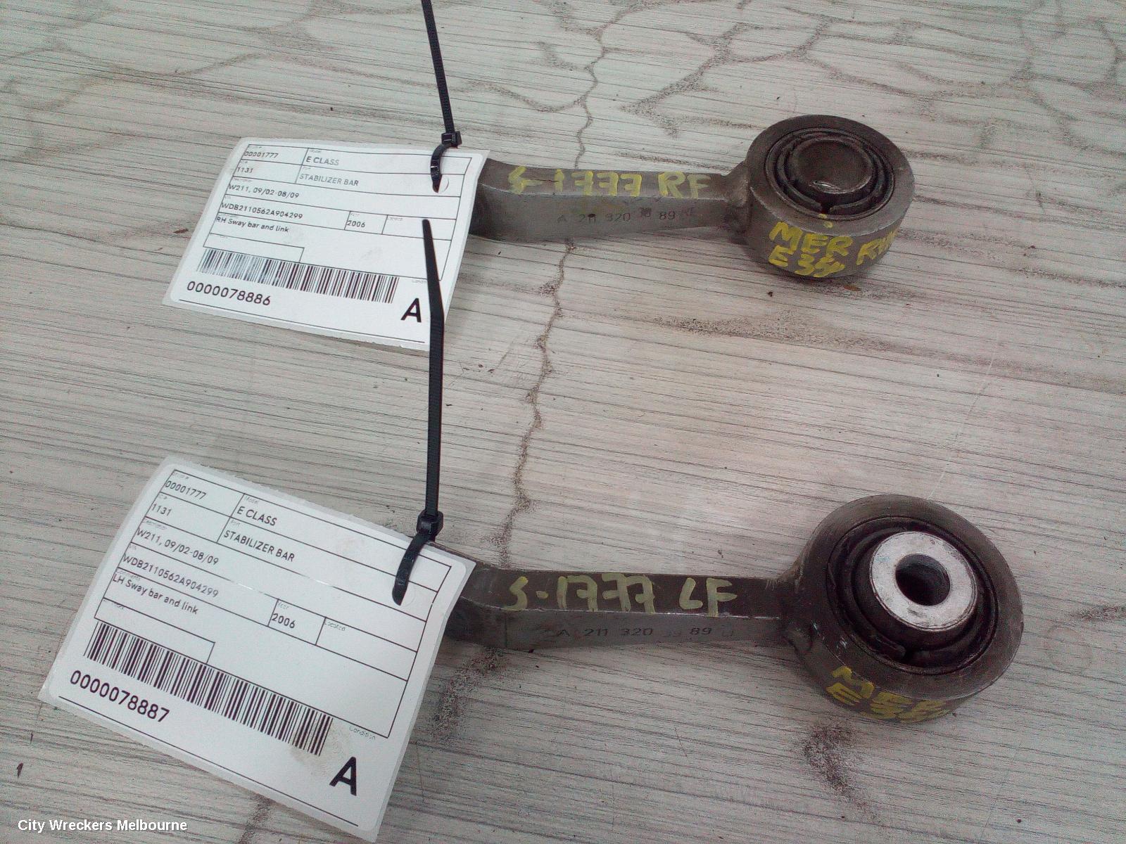 MERCEDES E CLASS STABILISER BAR, W211, 09/2002 - 06/2009