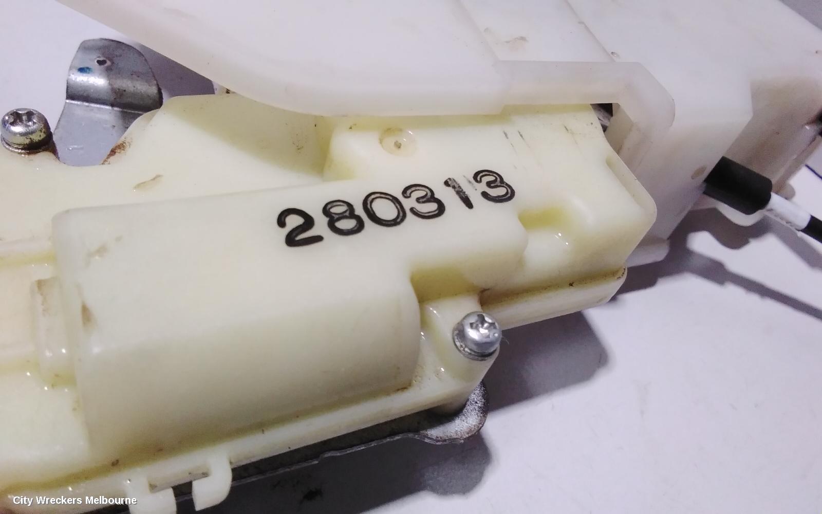HOLDEN COLORADO DOOR/BOOT/GATE LOCK, RIGHT REAR DOOR LOCK, DUAL CAB, RG, 01/2012 - 12/2020