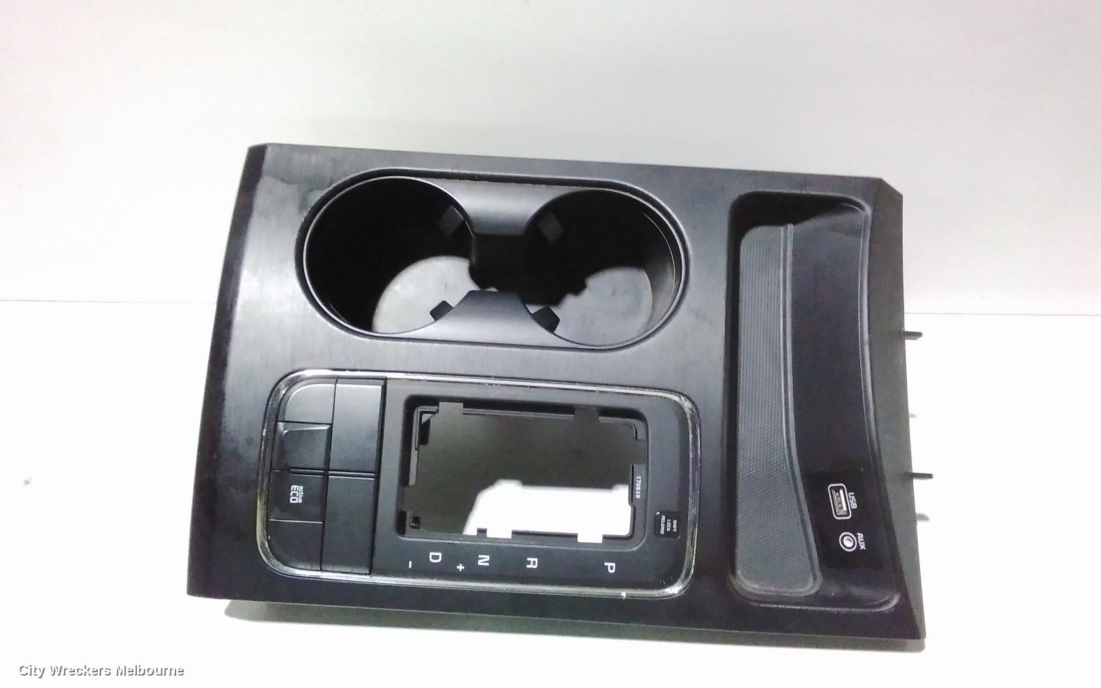 KIA CARNIVAL/GRAND CARNIVAL, YP, 01/2015 - 10/2020, CUPHOLDER + GEAR SURROUND TRIM (REFER TO PHOTOS): 78924