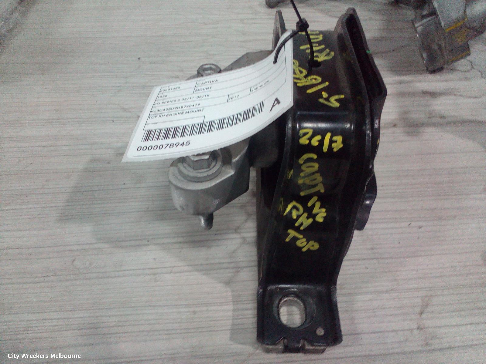 HOLDEN CAPTIVA MOUNT, CG SERIES 2 03/2011 - 06/2018