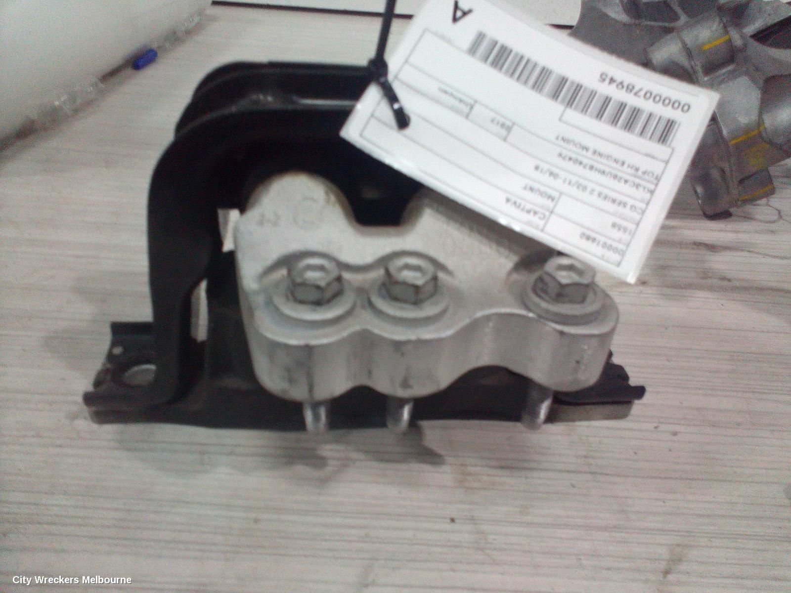 HOLDEN CAPTIVA MOUNT, CG SERIES 2 03/2011 - 06/2018