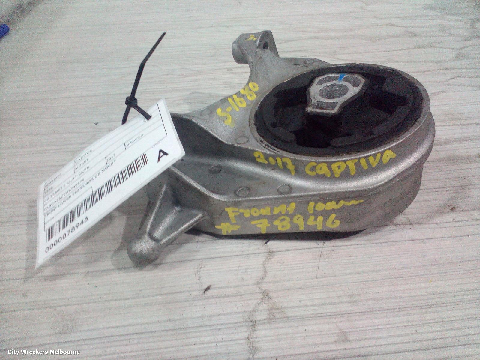 HOLDEN CAPTIVA MOUNT, CG SERIES 2 03/2011 - 06/2018