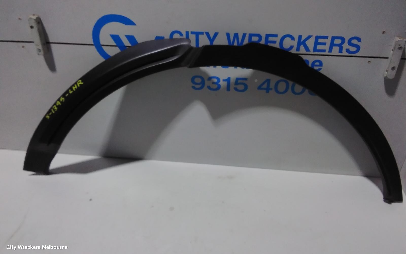 LAND ROVER RANGEROVER EVOQUE WHEEL ARCH FLARE, LH REAR, L538, 11/2011 - 01/2019