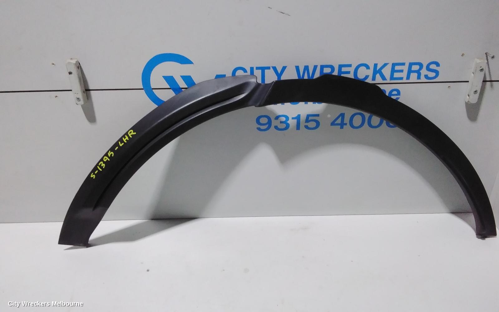 LAND ROVER RANGEROVER EVOQUE WHEEL ARCH FLARE, LH REAR, L538, 11/2011 - 01/2019