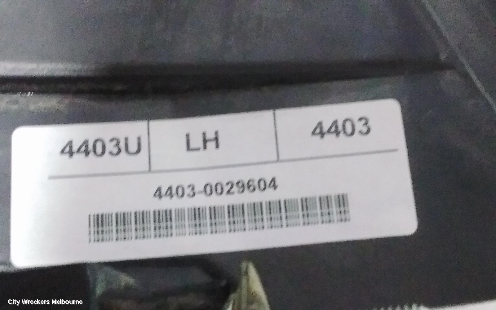HOLDEN COMMODORE LEFT TAILLIGHT, VF, WAGON, EVOKE/SV6/SS/INTERNATIONAL/SS-V/CALAIS/CALAIS-V/HSV CLUBSPORT, 05/2013 - 12/2017