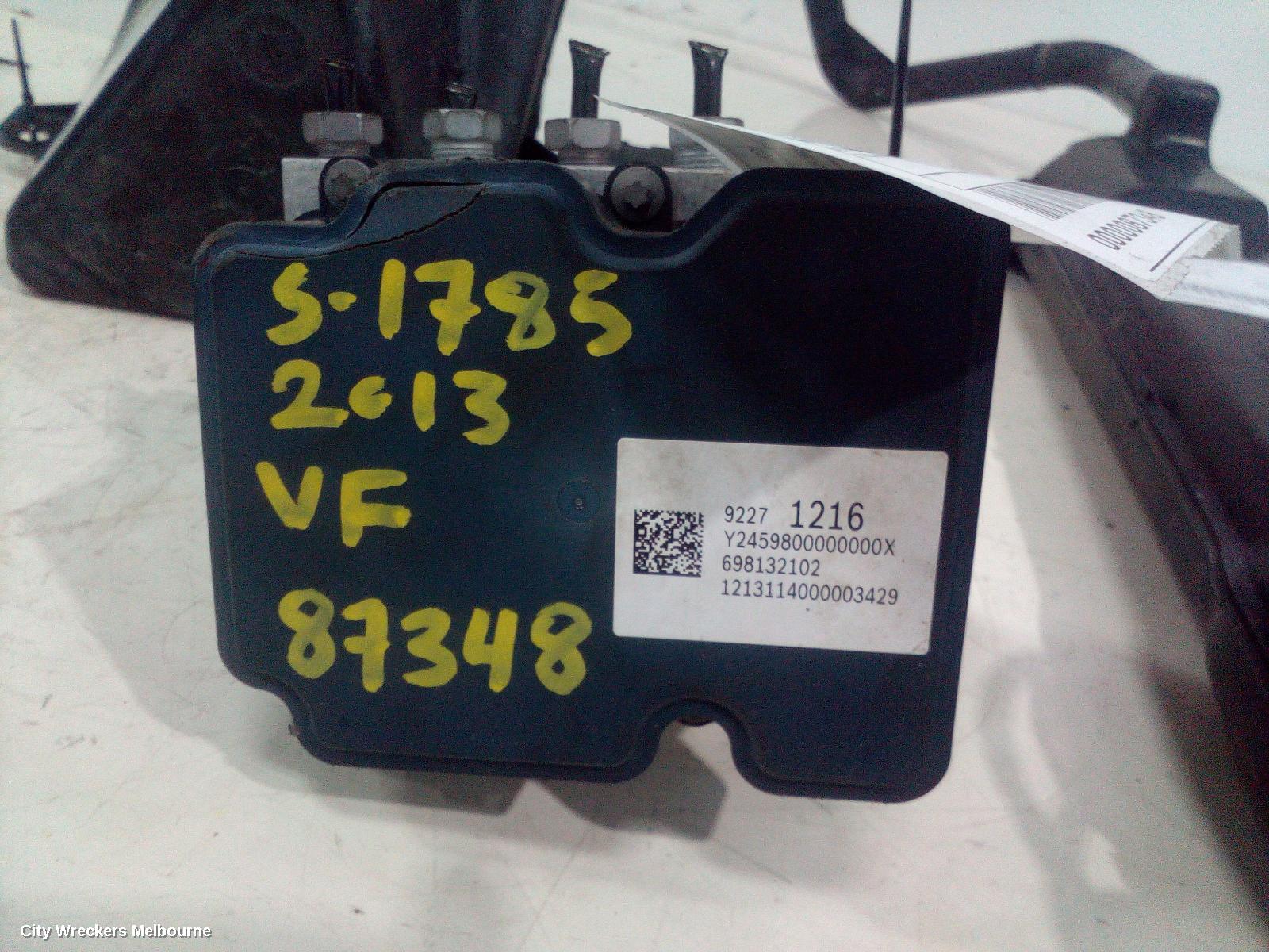 HOLDEN COMMODORE ABS PUMP/MODULATOR, VF, 05/2013 - 12/2017
