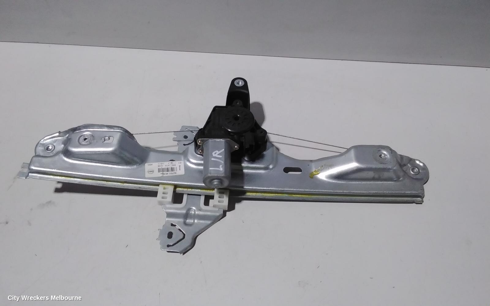 NISSAN QASHQAI LEFT REAR WND REG/MOTOR, J11, 12/2013 - 07/2021