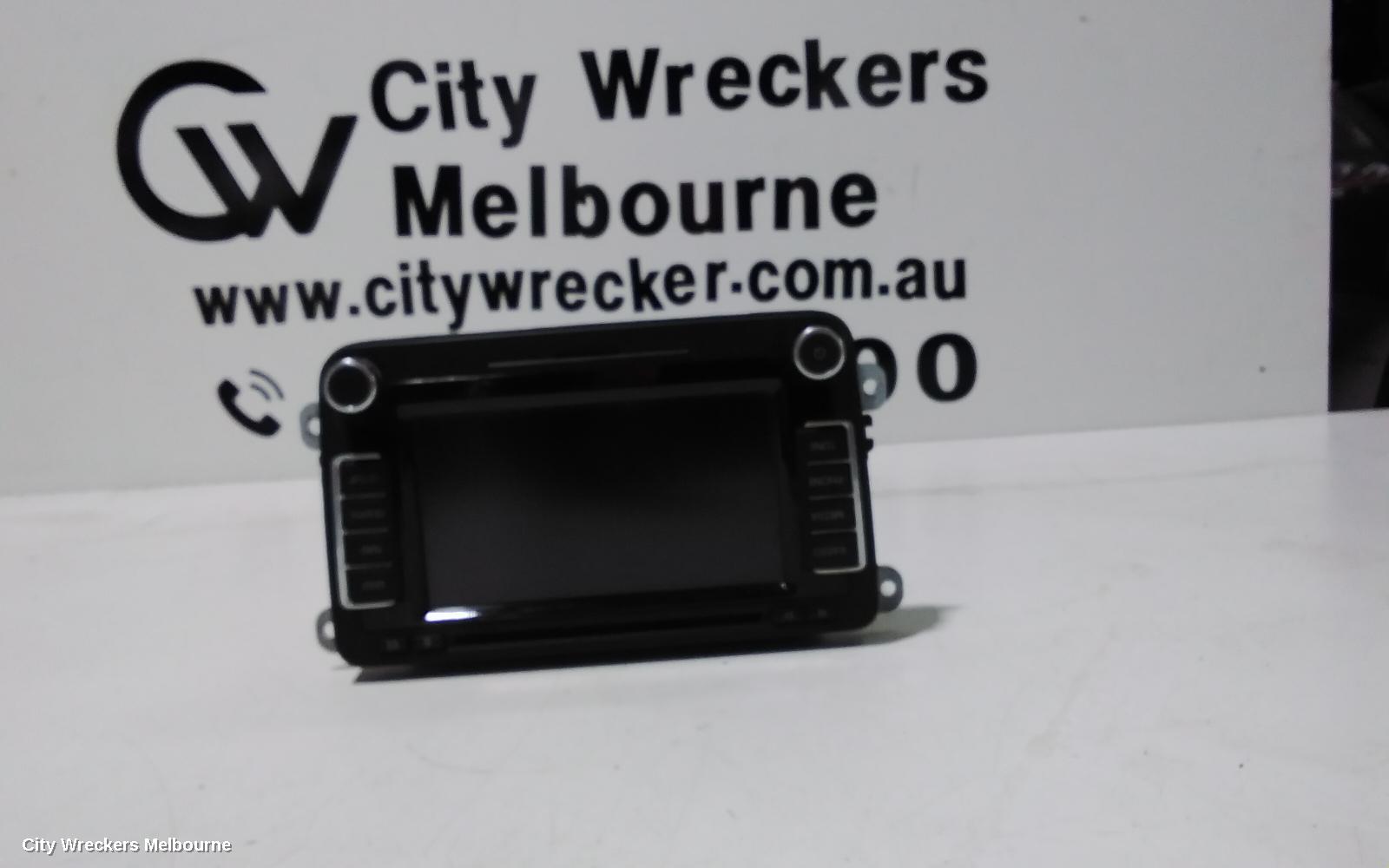 VOLKSWAGEN GOLF RADIO/CD/DVD/SAT/TV, DISPLAY & HEAD UNIT (RNS510), GEN 6, 10/2008 - 01/2016