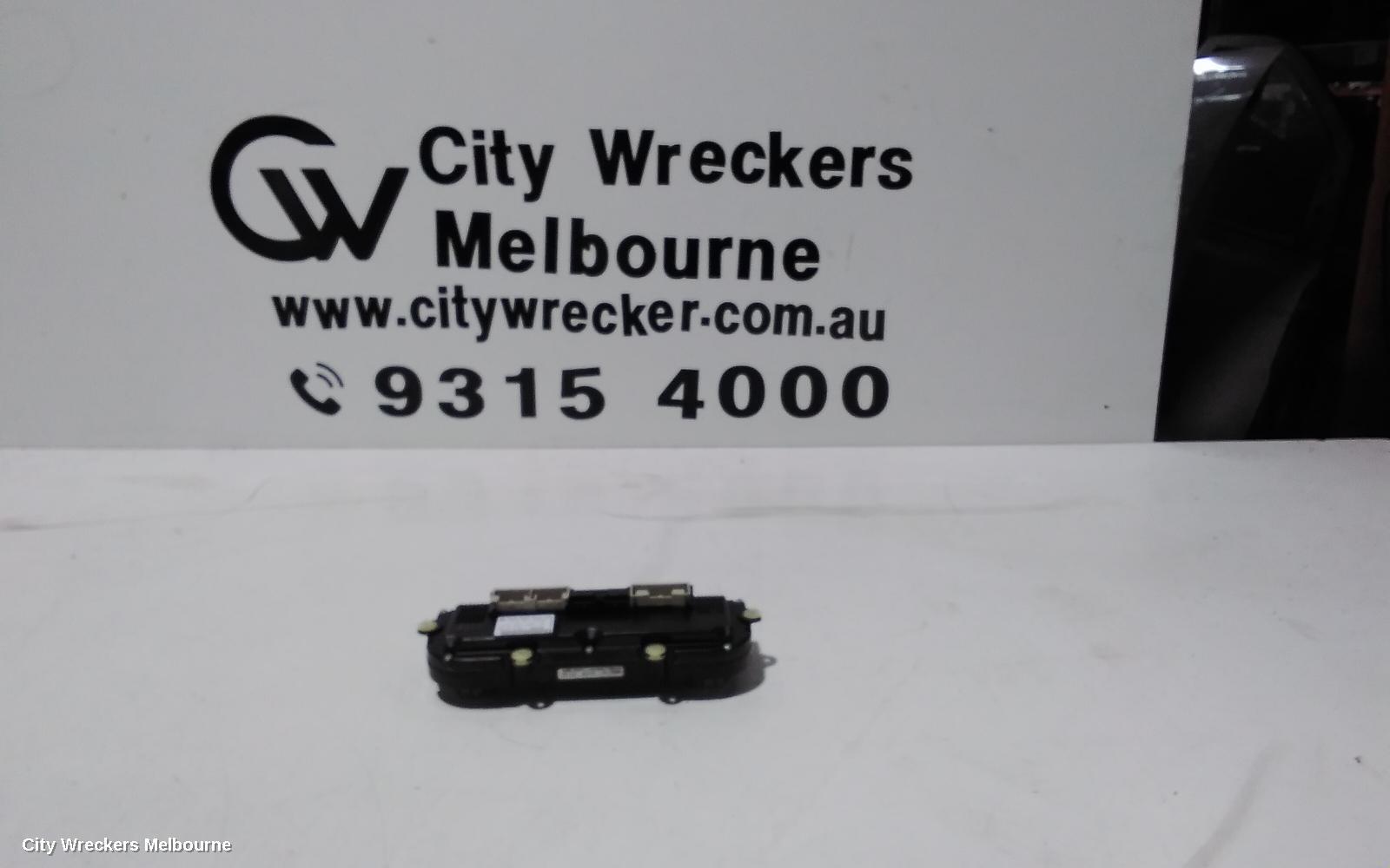 VOLKSWAGEN GOLF HEATER/AC CONTROLS, GEN 6, CLIMATE CONTROL, NON SEAT WARMER, 12/2008 - 03/2013