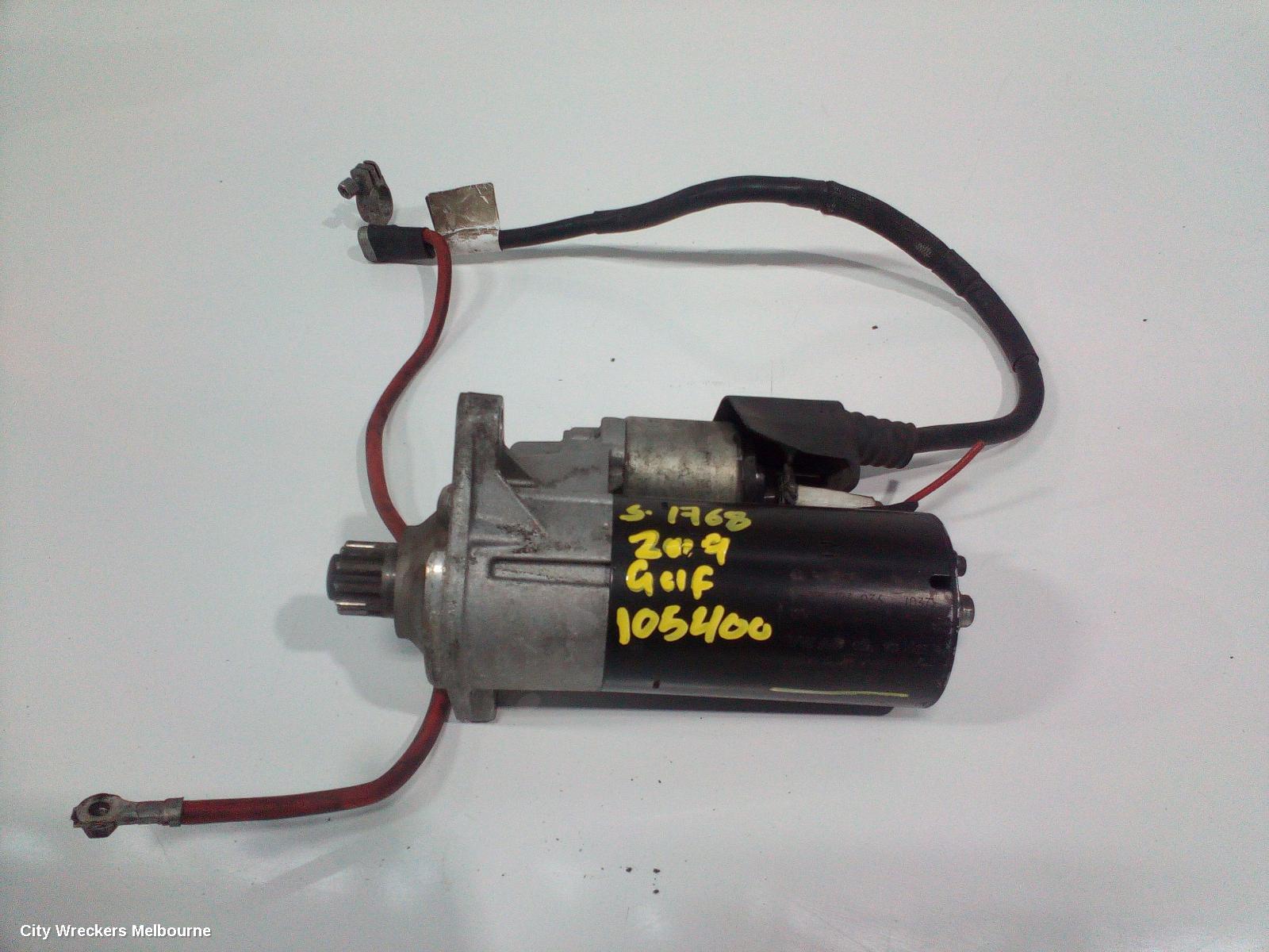 VOLKSWAGEN GOLF STARTER, DIESEL, 2.0, AUTO T/M, BOSCH, GEN 5, 07/2004 - 02/2009