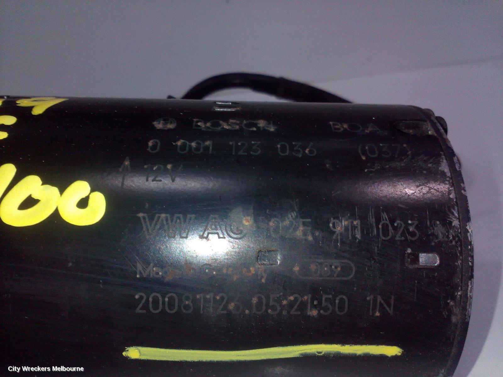VOLKSWAGEN GOLF STARTER, DIESEL, 2.0, AUTO T/M, BOSCH, GEN 5, 07/2004 - 02/2009