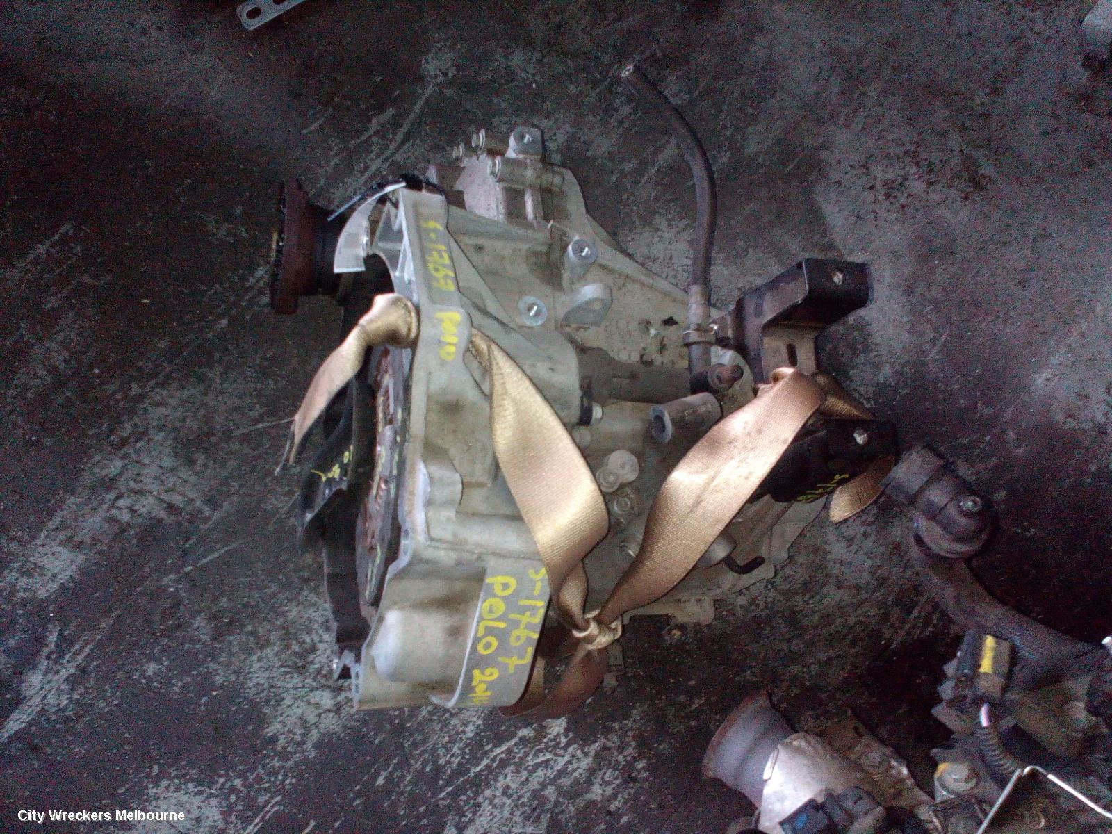 VOLKSWAGEN POLO TRANS/GEARBOX, MANUAL, PETROL, 1.2, TURBO, 6R, NBU CODE, 05/2010 - 05/2014