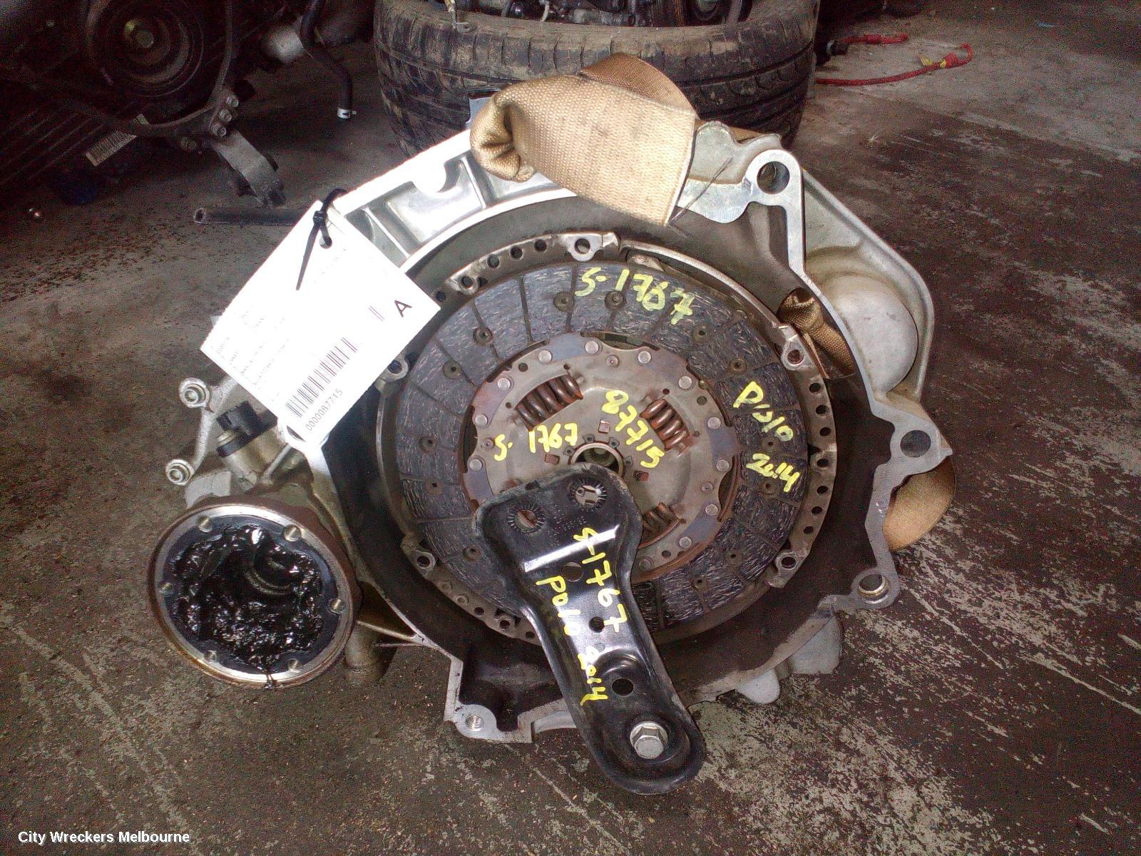 VOLKSWAGEN POLO TRANS/GEARBOX, MANUAL, PETROL, 1.2, TURBO, 6R, NBU CODE, 05/2010 - 05/2014
