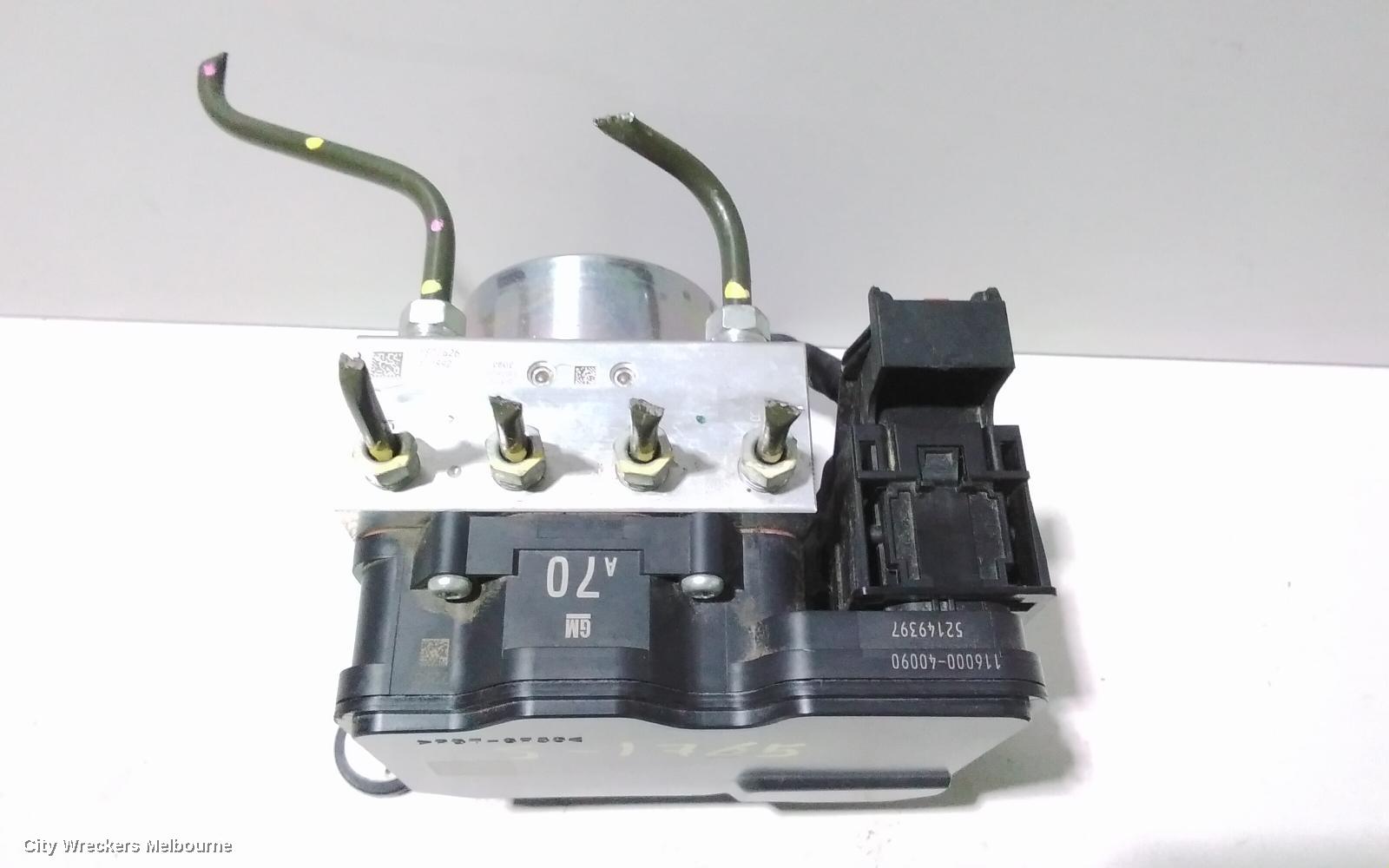 HOLDEN COLORADO ABS PUMP/MODULATOR, RG/RG7, P/N 52149397, 12/2012 - 12/2020