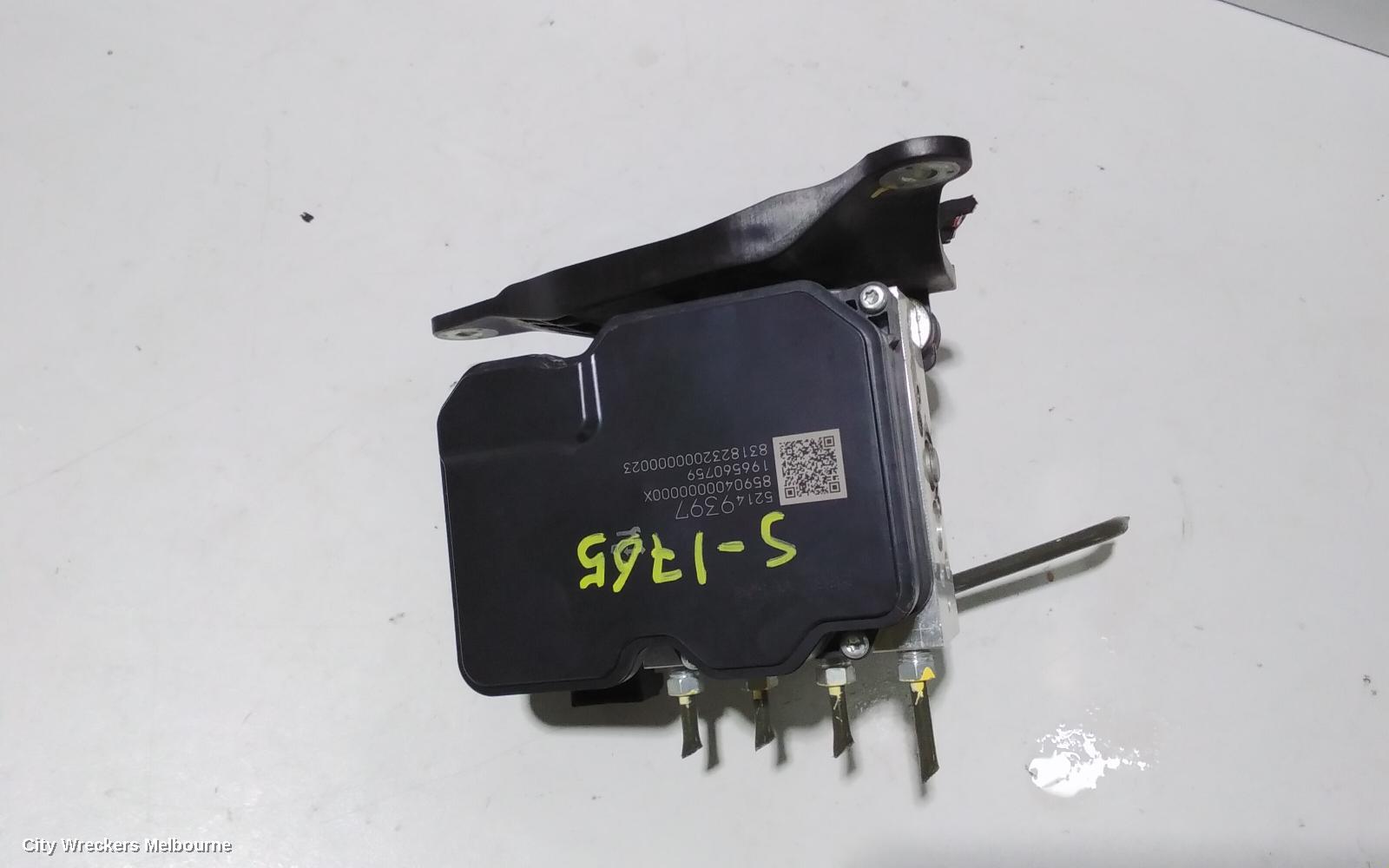 HOLDEN COLORADO ABS PUMP/MODULATOR, RG/RG7, P/N 52149397, 12/2012 - 12/2020