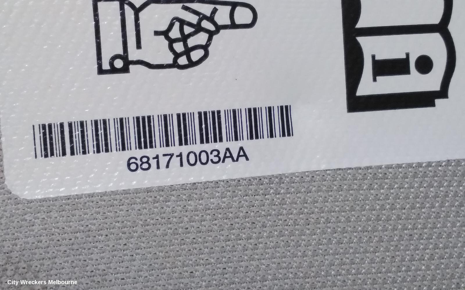 JEEP CHEROKEE SUNVISOR, KL, LH SIDE, 02/2014 ONWARDS