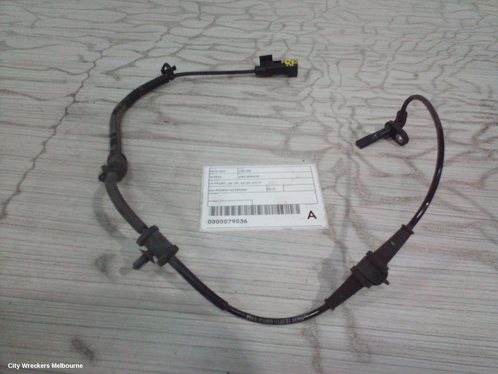 HOLDEN CRUZE ABS SENSOR, LH FRONT, JG-JH, 03/2009 - 01/2017
