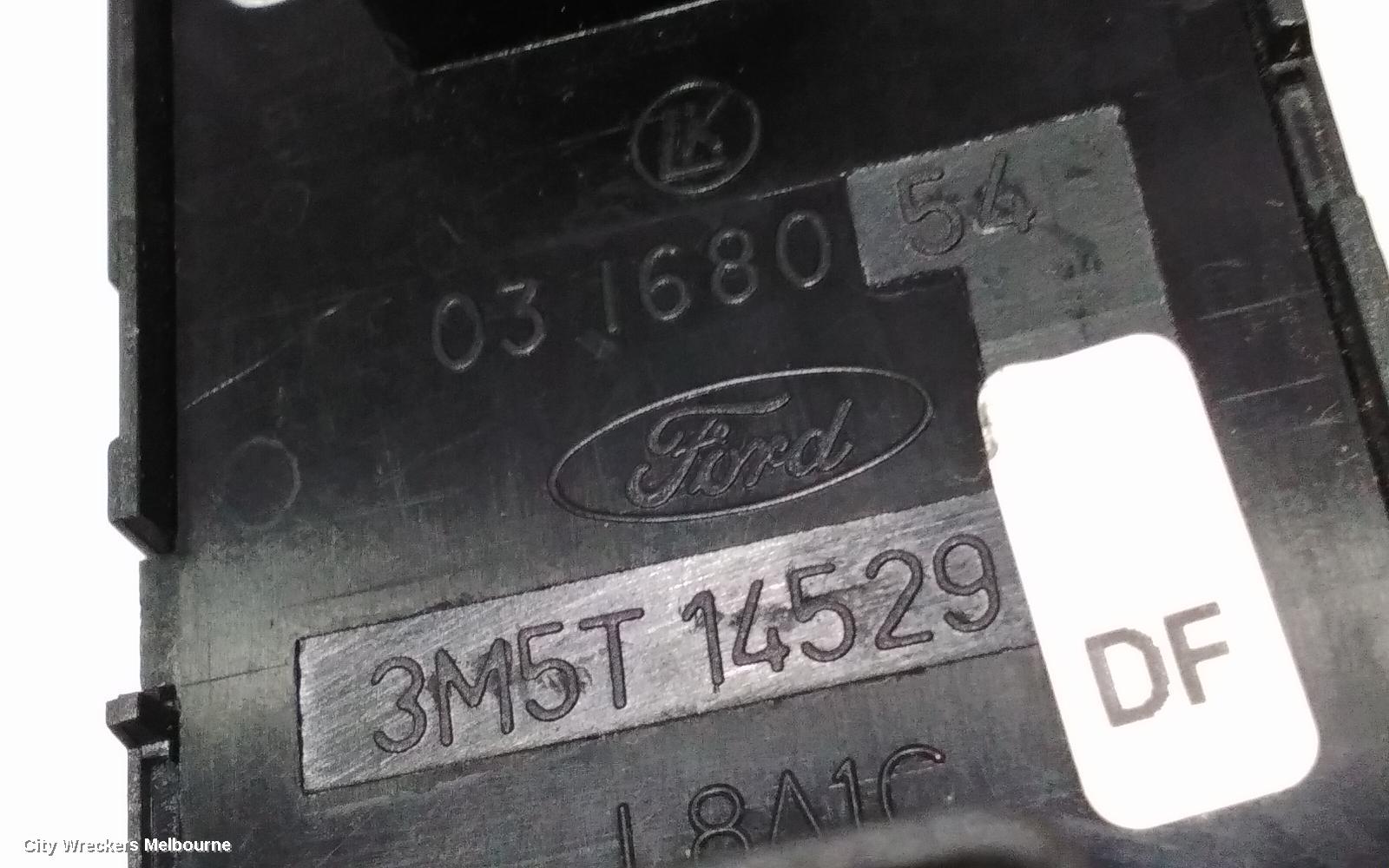 FORD FOCUS PWR DR WIND SWITCH, RH FRONT (MASTER SWITCH), LS-LT, SUIT W/ MANUAL REAR WINDOWS, 06/2005 - 04/2009