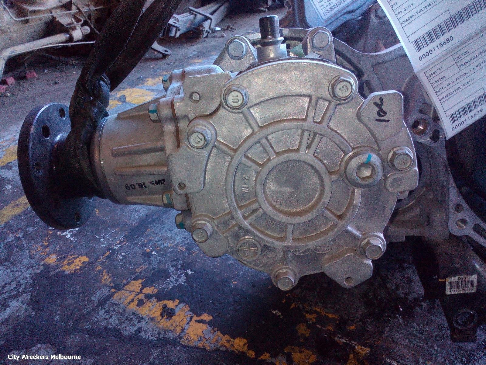 KIA SELTOS TRANS/GEARBOX, AUTO, AWD, PETROL, 1.6, NO TRANSFER CASE, SP2, 07/2019 ONWARDS