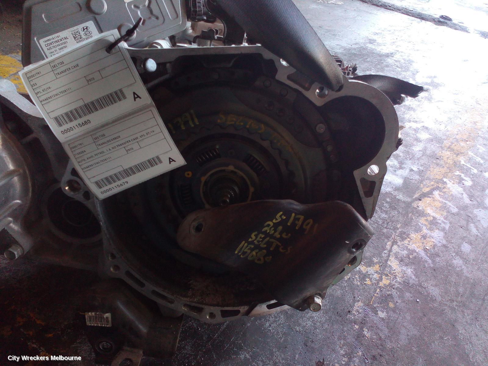KIA SELTOS TRANS/GEARBOX, AUTO, AWD, PETROL, 1.6, NO TRANSFER CASE, SP2, 07/2019 ONWARDS