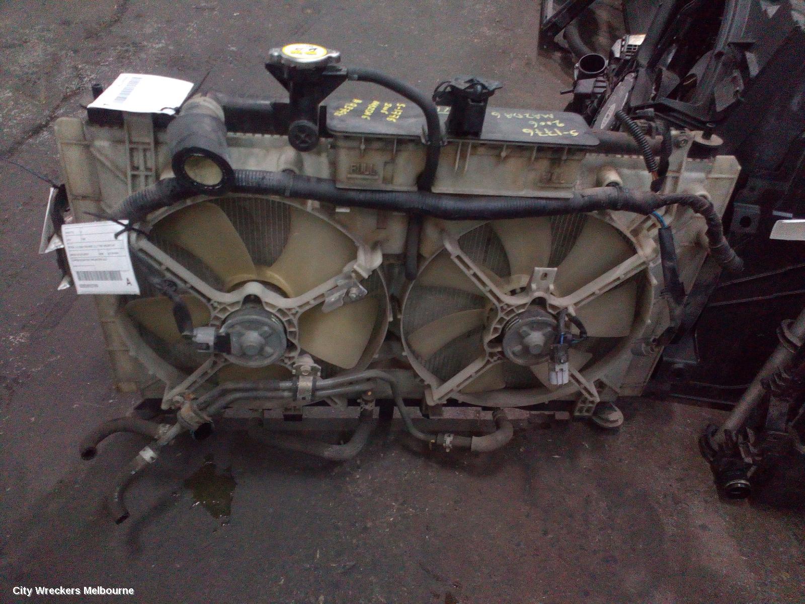 MAZDA 6 RADIATOR, AUTO, 2.3, PETROL, HAS 2 