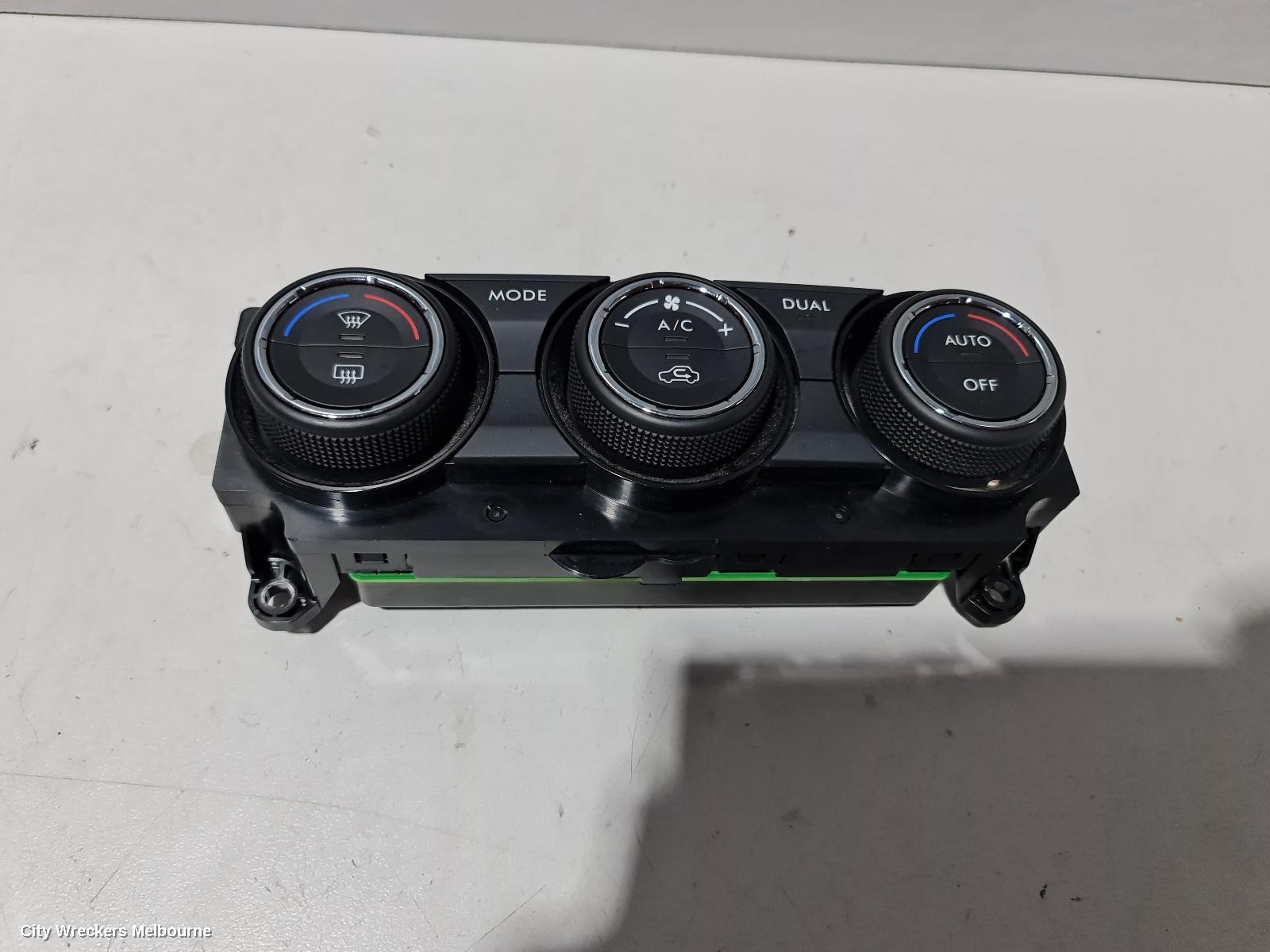 SUBARU XV HEATER/AC CONTROLS, CLIMATE CONTROL TYPE, G4X, 01/2012 ONWARDS