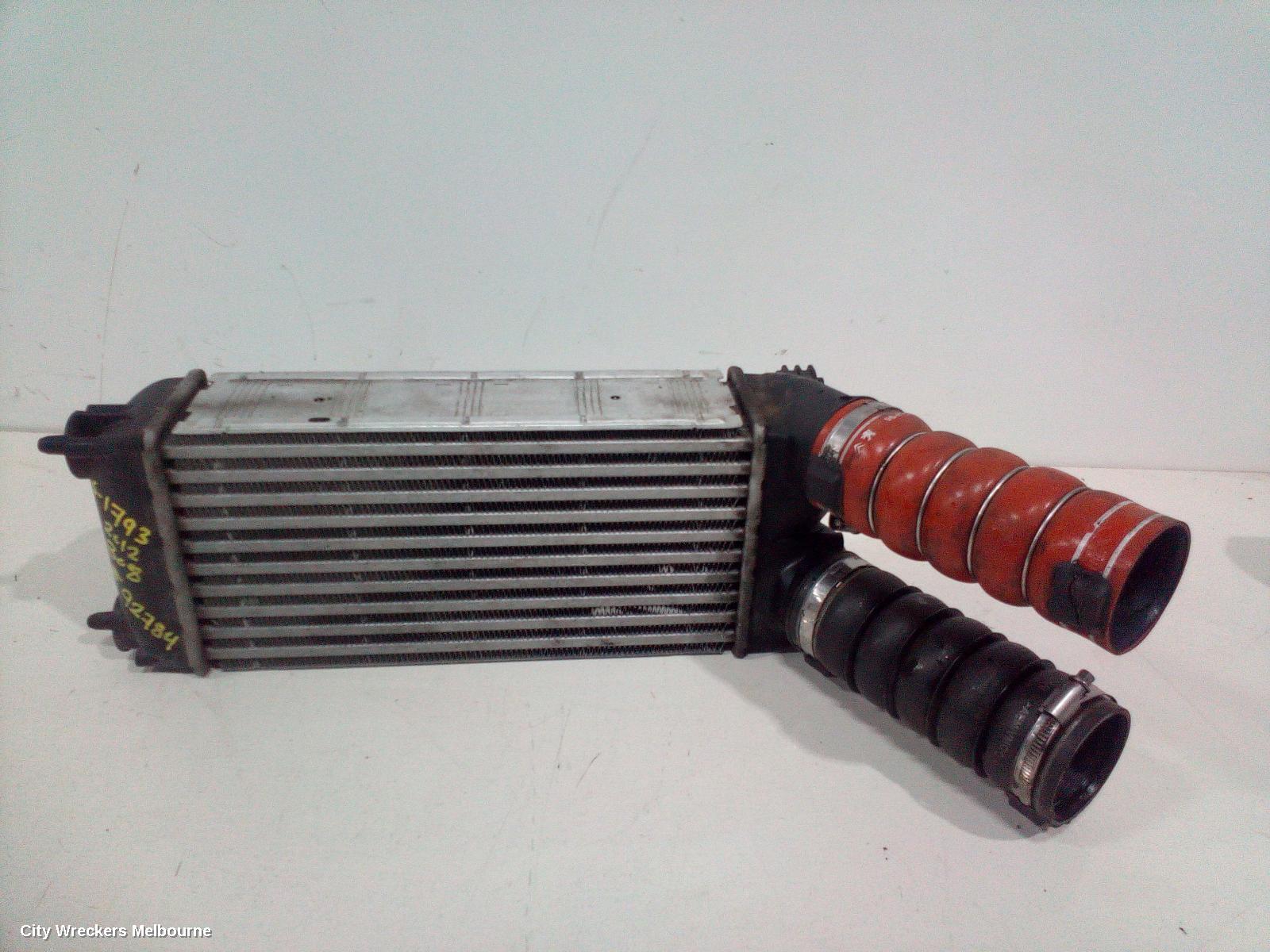 PEUGEOT 308 INTERCOOLER, PETROL, 1.6, T7, 09/2007 - 09/2014