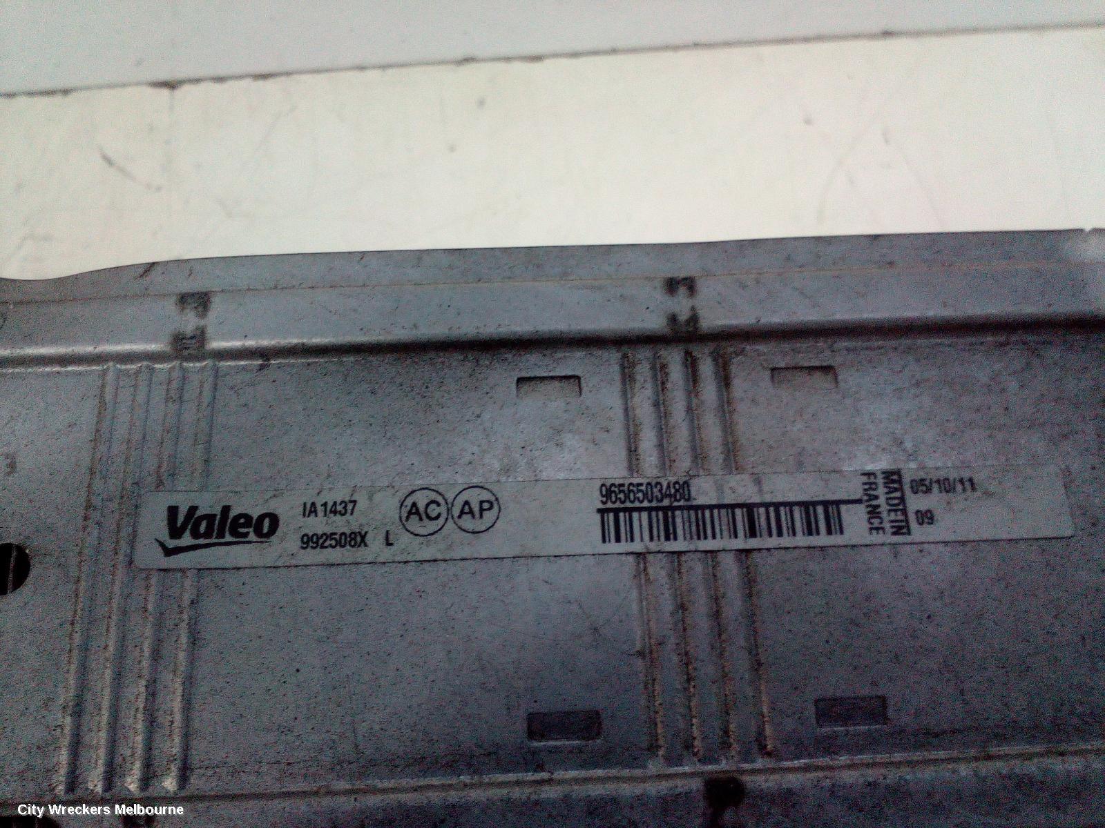 PEUGEOT 308 INTERCOOLER, PETROL, 1.6, T7, 09/2007 - 09/2014
